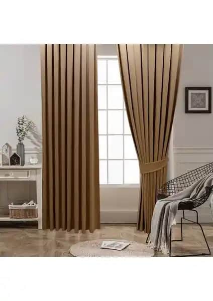 Taç Pileli Fon Perde: Şık ve Kullanışlı Pamuk-Polyester Perde Seçenekleri