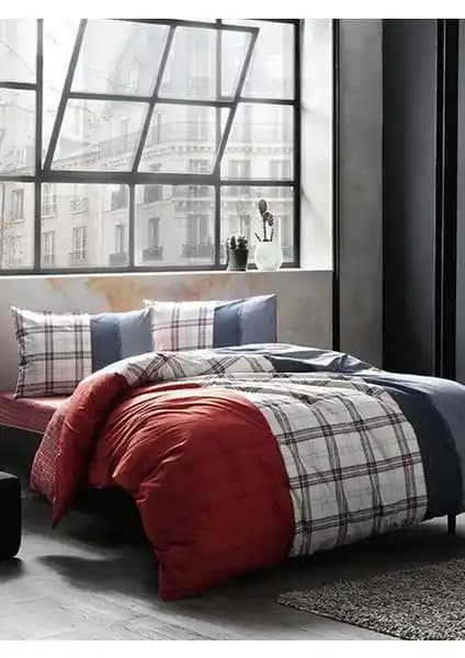 Taç Tek Kişilik Genç Modası Ranforce Nevresim Takımı: Canlı Renkler ve Yüksek Konfor