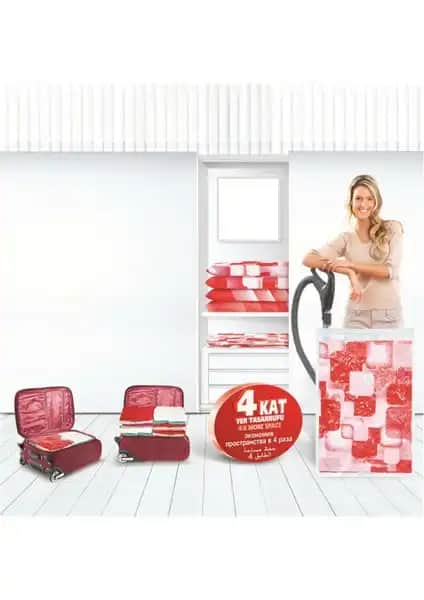 Tekreyonda Vakumlu Hurç Poşet XXL ile Evde Alan Tasarrufu ve Düzen Sağlama