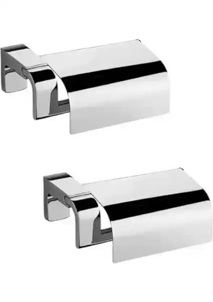 Tema Banyo Premium Kapaklı Tuvalet Kağıtlık 71009: Şık ve Dayanıklı Banyo Aksesuarı