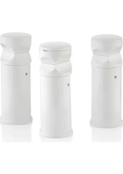 Toprak Havlupan Beyaz Renk 3'lü Montaj Seti: Kolay ve Güvenilir Kurulum