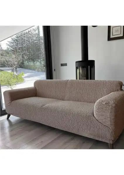 Tuchmall Jakarlı Koltuk Örtüsü: Şık ve Dayanıklı Modern Dekorasyon Çözümü