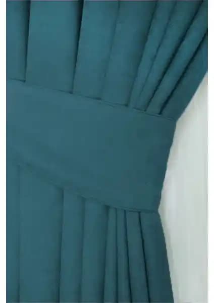 Tül Evi Petek Kadife Dokulu Fon Perde Modern ve Sağlıklı Dekorasyon Çözümü