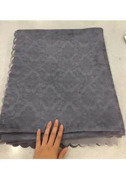 Türkanlar Home Süngerli Kadife Koltuk Örtüsü Antrasit Renk Modern ve Kaymaz Tasarım