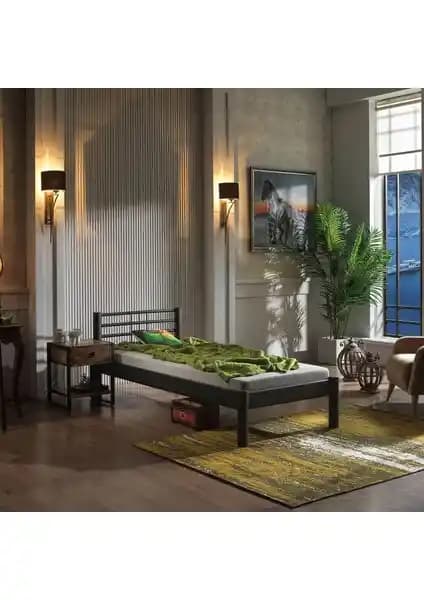 Unimet Asos-S Tek Kişilik Ferforje Metal Karyola Modern Tasarım ve Dayanıklılık Sunar