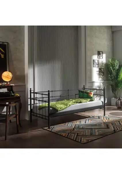 Unimet Lalas Günlük Tek Kişilik Metal Karyola - Modern ve Dayanıklı Yatak Çözümü