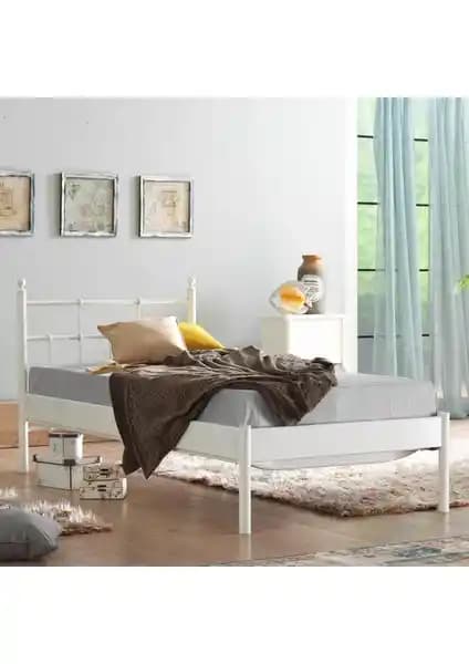 Unimet Lalas-S Tek Kişilik Ferforje Metal Karyola: Modern ve Dayanıklı Uyku Çözümü