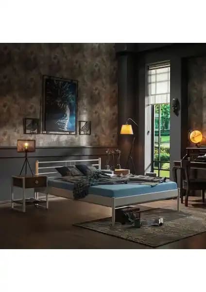 Unimet Manyas-S Ferforje Metal Çift Kişilik Karyola Modern ve Dayanıklı Tasarım