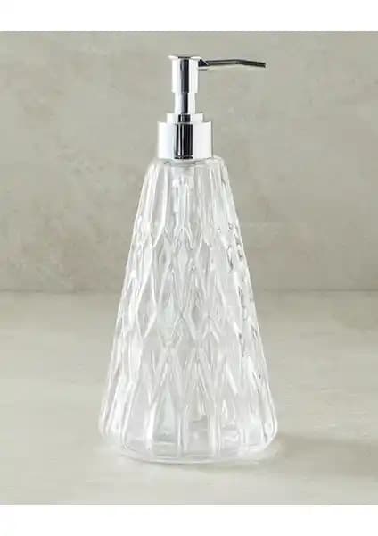 Valeria Cam Banyo Sıvı Sabunlukları Estetik ve Dayanıklı Modern Banyo Aksesuarları