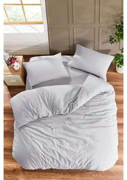 Valezium Gri Tek Kişilik Nevresim Takımı: Şıklık ve Konfor Sunan Modern Yatak Seti