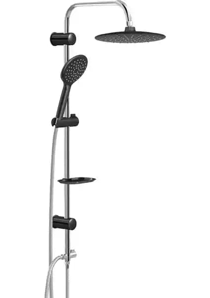 Valtemo Slim Siyah Robot Duş Takımı: Estetik ve Fonksiyonellik Bir Arada