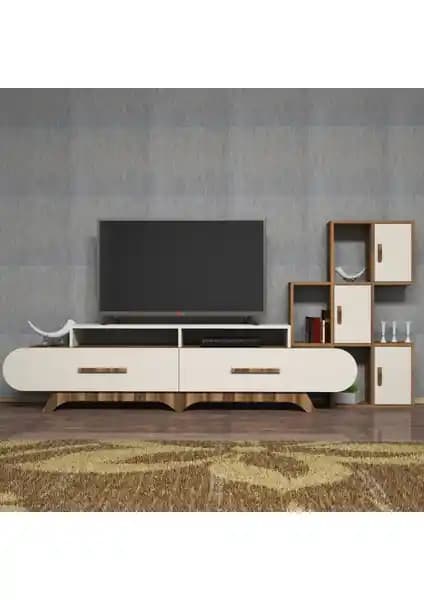 Variant Concept Flora Duvar Raflı TV Ünitesi: Modern ve Şık Tasarım Çözümü