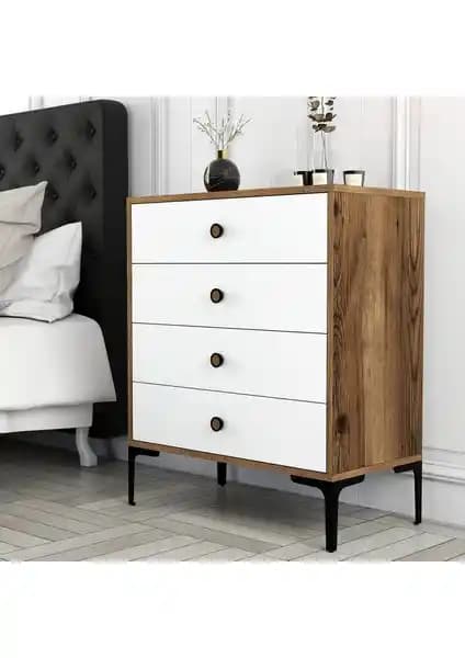 Variant Lizbon 4 Çekmeceli Modern ve Şık Mobilya Depolama Ünitesi