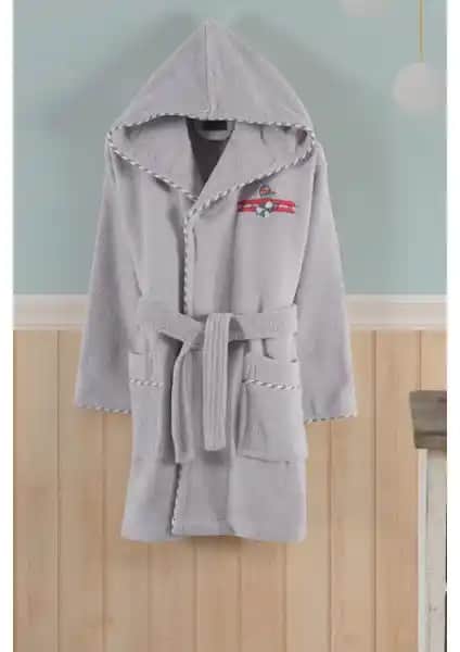 Varol Bambu Nakışlı Çocuk Bornozu Güvenli ve Konforlu Uyku İçin Tasarlandı