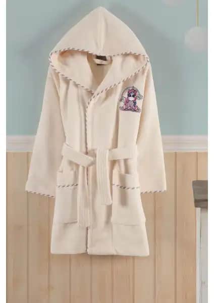 Varol Bambu Nakışlı Çocuk Bornozu Unicorn: Yumuşak, Su Emici ve Şık Tasarım