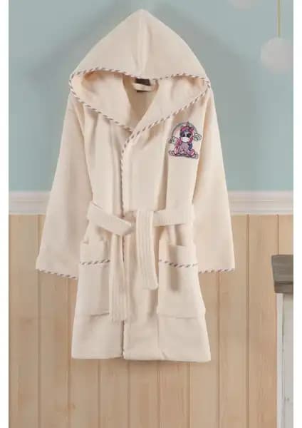 Varol Bambu Nakışlı Çocuk Bornozu Unicorn: Yumuşak, Su Emici ve Şık Tasarım