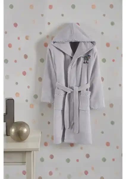 Varol Bambu Nakışlı Garson Boy Bornoz - Dino Doğal Kumaş ve Şık Tasarım Özellikleri