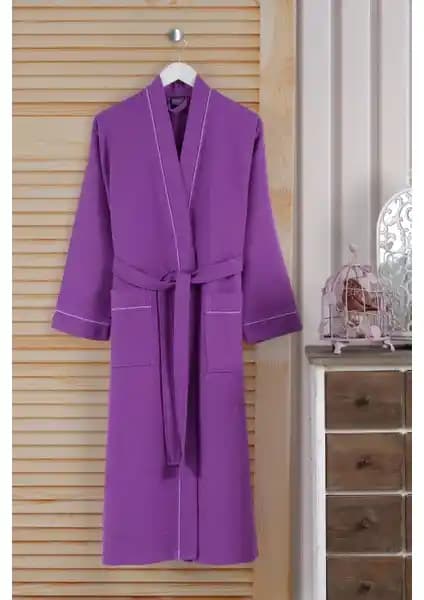 Varol Dama Serisi Kimono Yaka Pike Bornoz Sabahlık: Konfor ve Şıklık Bir Arada