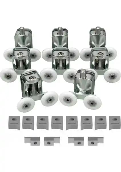 Venita Metal Gövdeli Duşakabin Tekerleği Takım 24 mm - Dayanıklı ve Kolay Kullanımlı Yedek Parça