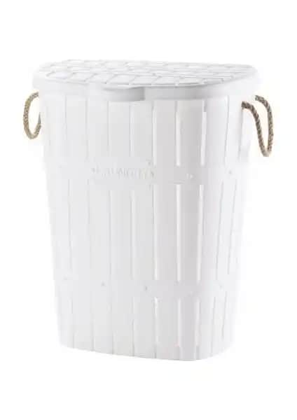 Violetta Bambu Halatlı Kirli Çamaşır Sepeti: Şık ve Fonksiyonel Ev Dekorasyonu Çözümü