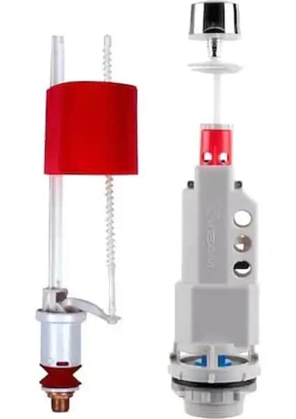 Visam Teos Basmalı Klozet İç Takımı: Sessiz ve Dayanıklı Modern Banyo Çözümü