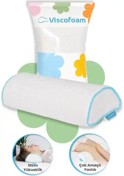 Viscofoam Çok Amaçlı Ortopedik Yastık: Boyun ve Sırt Destekli Konforlu Uyku Çözümü
