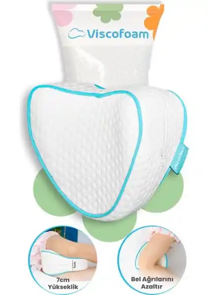 Viscofoam Kalp Diz Arası Ortopedik Yastık: Sağlık ve Konfor İçin Yenilikçi Destek Çözümü