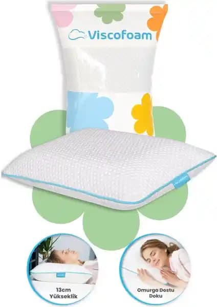 Viscofoam Parçacıklı Ortopedik Yastık: Sağlıklı Uyku ve Boyun Destekli Tasarım