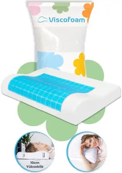 Viscofoam Terletmeyen Boyun Destekli Ortopedik Yastık: Konfor ve Sağlık için Modern Tasarım
