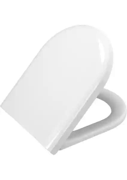 VitrA 85 003R009 Yavaş Kapanan Yuvarlak Klozet Kapağı Güvenli ve Dayanıklı Tasarım