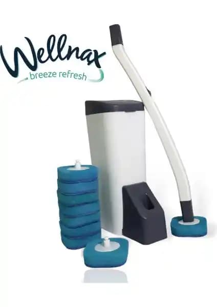 Wellnax Breeze Refresh Özel Süngerli Tuvalet Temizleme Seti Hijyen ve Pratiklik İçin Uygun