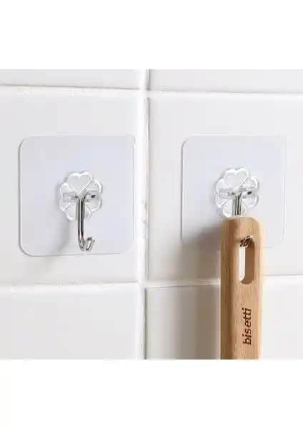 Welta Kendinden Yapışkanlı Şeffaf Askı Seti Ev ve Ofis Kullanımı İçin Pratik Çözüm