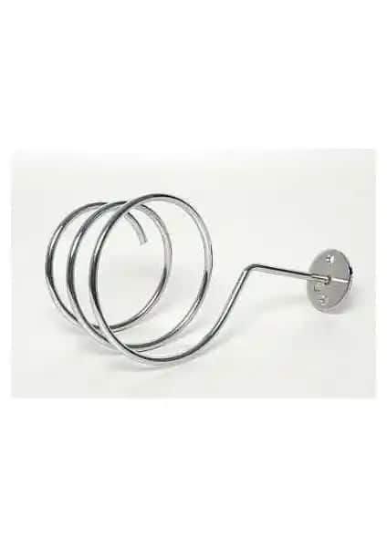 Yalınkaya Spiral Fön Askılığı ES446: Dayanıklı ve Esnek Salon ve Ev Kullanımı İçin