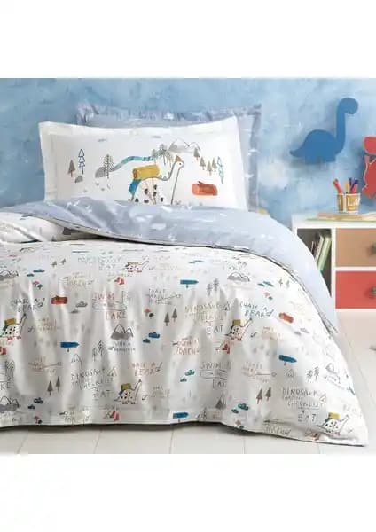 Yataş Bedding Dinno Ranforce Çocuk Nevresim Takımı: Konfor ve Estetiğin Uyumuyla Güvenli Uyku