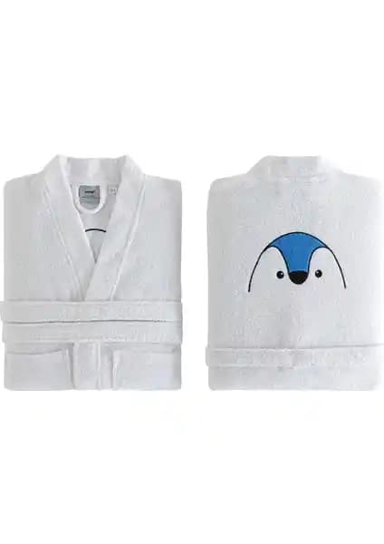 Yataş Bedding Pingu Kimono Yaka Bornoz Çocuklar İçin Konfor ve Şıklık Sunar