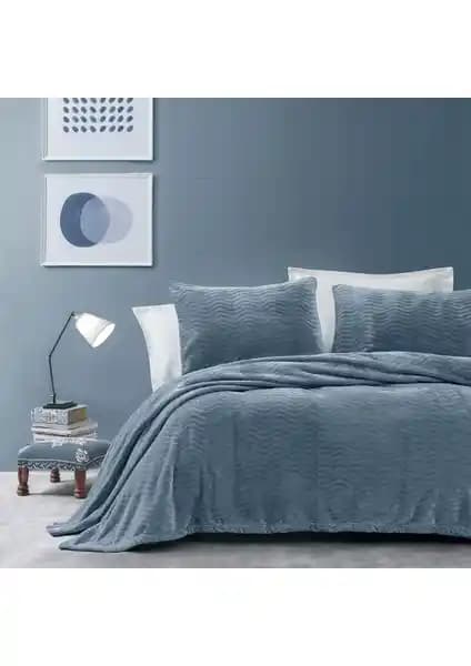 Yataş Dazel Çift Kişilik Battaniye ve Yatak Örtüsü Seti Modern ve Şık Tasarım