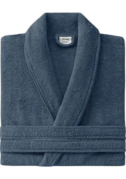 Yataş Essentials Navy Bornoz: Yüksek Emicilik ve Şıklık Sunan Konforlu Tasarım