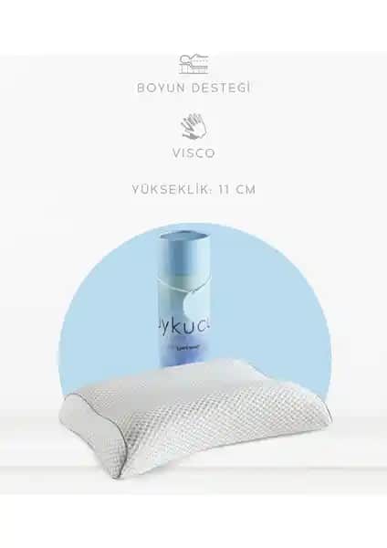Yatsan Uykucu Visco Therapy Boyun Destekli Yastık: Ergonomik ve Konforlu Uyku Çözümü