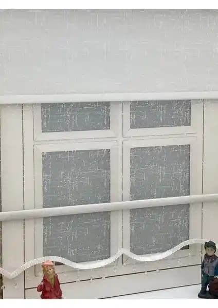 Yazar Home Çift Mekanizmalı Boncuklu Tül Stor Perde - Şık ve Pratik İç Mekan Dekorasyonu