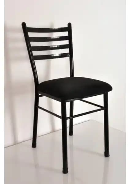 Yılmaz Masacılık Siyah Mutfak Sandalyesi: Dayanıklı ve Şık Klasik Tasarım