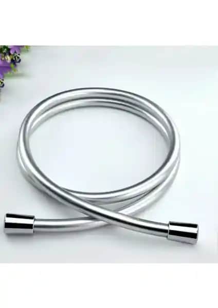 YMV Yırtılmaz ve Kırılmaz PVC Kaplama Spiral Bilyeli Duş Hortumu 150 cm