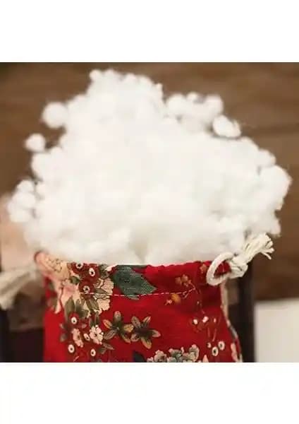 Yüksek Kaliteli Silikonlu Elyaf Boncuk Elyaf 5 Kg Vakumlu Dolgu Malzemesi