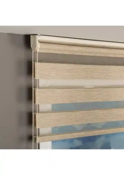 ZebraEvim Krem Bambu Zebra Perde: Şıklık ve Fonksiyonellik Sunan Modern Perde Seçeneği