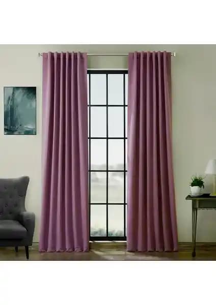 Zişan Mefruşat Mürdüm Renkli Güneş Geçirmez Karartma Perde İncelemesi