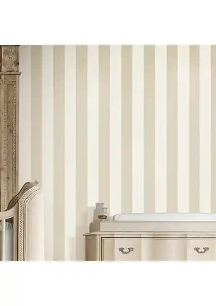 Zümrüt Exclusive Çizgi Desen Duvar Kağıdı Modern ve Sağlıklı İç Mekan Dekorasyonu İçin Uygun