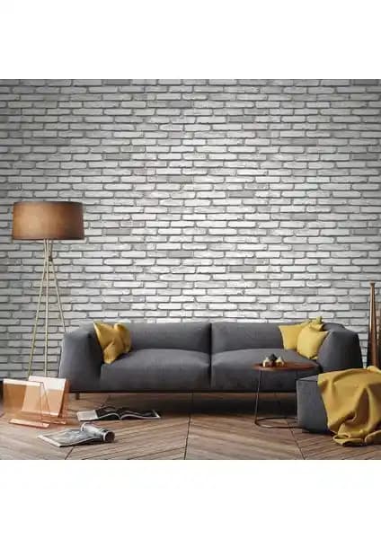 Zümrüt Exclusive Taş Tuğla Desen 9020 Duvar Kağıdı ile Şık ve Dayanıklı İç Mekan Dekorasyonu