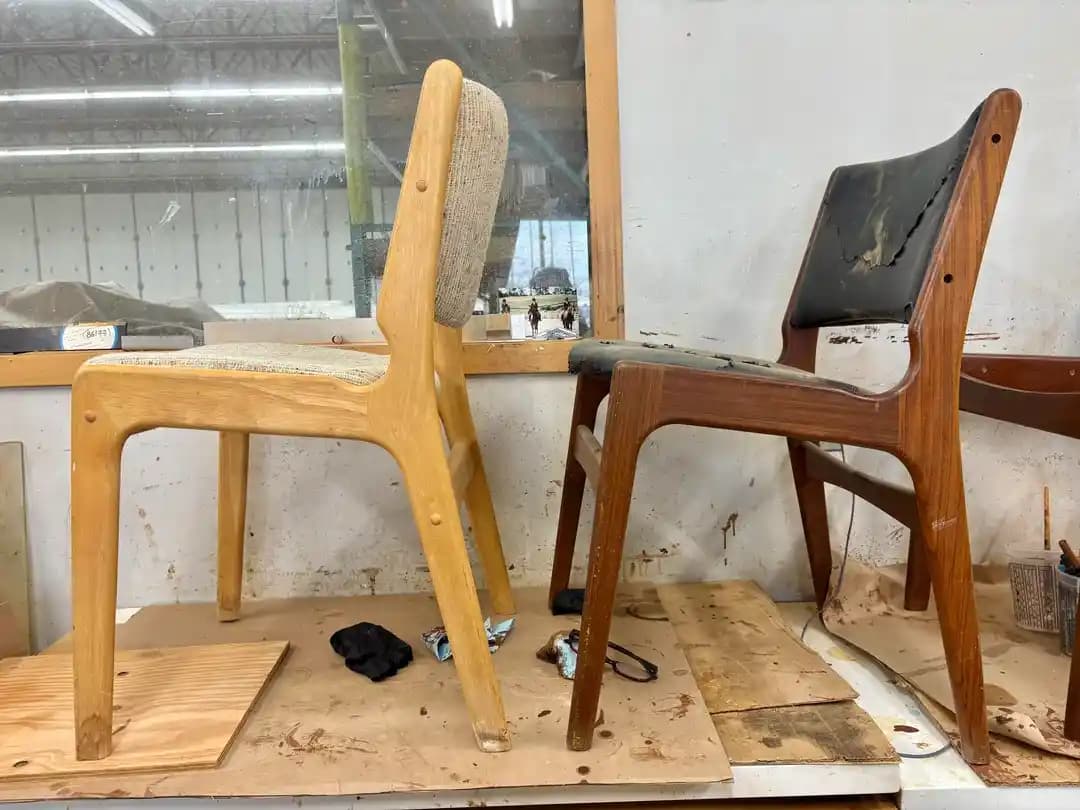 Tüm Sandalyede Grain Painting (Doku Boyama) Uygulaması ve Mobilya Restorasyonunda Önemi