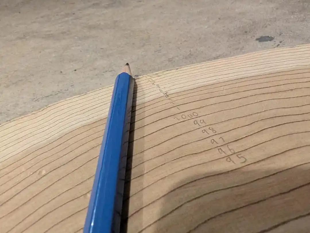 Ağaç Diliminde Yıllık Halkaların İşaretlenmesi ve Mobilya Üzerine Yazı İşlemleri Teknikleri