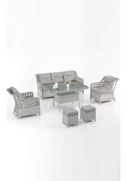 Bahçe ve Balkonlar İçin Rattan Mobilya Karşılaştırması EVDEMO Eren ve Tu Tienda PETRA Setleri 1