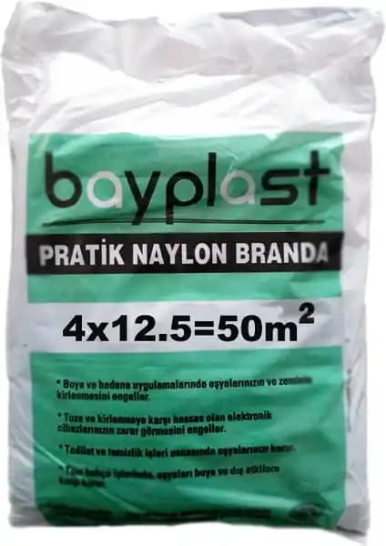 Bayplast Naylon Branda ve İzmir Fırça Boya Örtüsü Karşılaştırması 50 m2 Ürün Analizi